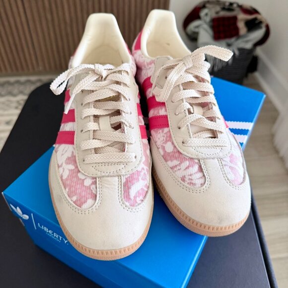 Adidas Samba OG X Liberty London Shoes - Picture 9 of 11